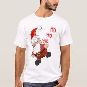 Ho ho ho Grappige Kerstman T-shirt (Voorkant)