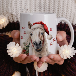 Ho Ho Ho! Grappige Paard Kerst Mok