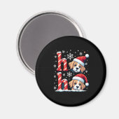 Ho Ho Ho Great Pyrenees Dog Lover Christmas Santa  Magneet (Voorkant / Achterkant)