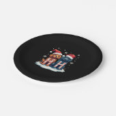 Ho Ho Ho Great Pyrenees Dog Lover Christmas Santa Papieren Bordje (Gekanteld)