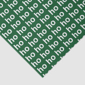 Ho Ho Ho Green Tissuepapier (Detail)
