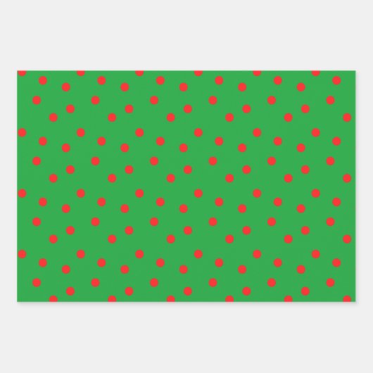 Ho Ho Ho Groen Rood Wit Geel Inpakpapier Vel (Voorkant 3)