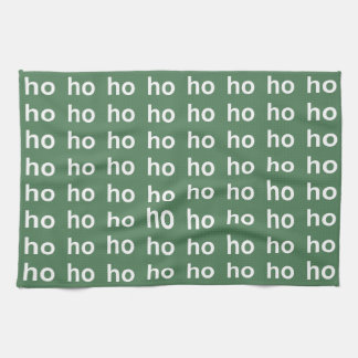 Ho-Ho-Ho Groene Kerst Theedoek
