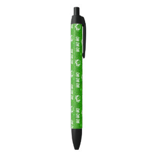 Ho Ho Ho Groene Kerstman Kerstvakantie Prettig Ker Zwarte Inkt Pen
