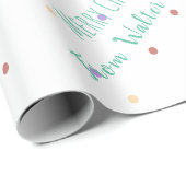 Ho Ho Ho groene zakelijke kerstcadeau Cadeaupapier (Rol Hoek)