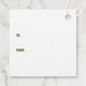 Ho Ho Ho Groot Deen Vrolijk Kerstfeest Bedankjes Labels (Achterkant)