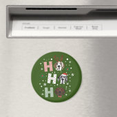 Ho Ho Ho Groot Deen Vrolijk Kerstfeest Magneet (Insitu (Vaatwasser))