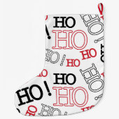 Ho Ho Ho Grote Kerstsok (Achterkant)