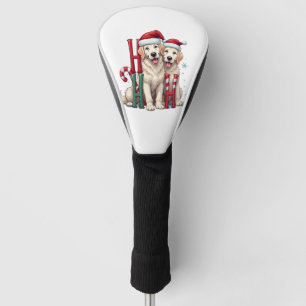 Ho Ho Ho Grote Pyreneeën Hond Liefhebber Kerstman Golfheadcover