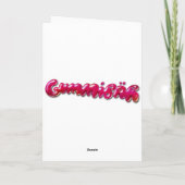 Ho Ho Ho Gummibär Christmas Kaart (Achterkant)