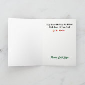 Ho! Ho! Ho! Ham Radio Christmas Kaart (Binnen)