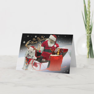 HO HO HO heeft Vrolijke Kerstkaarten Feestdagen Kaart