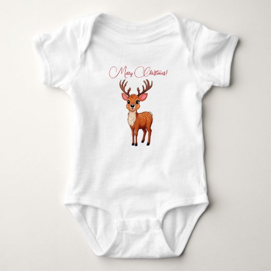 Ho-ho-ho! Het is een rendier Baby! Romper (Voorkant)