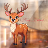 Ho-ho-ho! Het is een rendier Raamsticker (Vel 2)