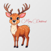 Ho-ho-ho! Het is een rendier Raamsticker (Vel)