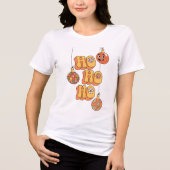 Ho Ho Ho Ho - Groovy Kerstfeest Tri-Blend Shirt (Voorkant)