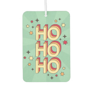 Ho ho ho ho kerst seizoensgebonden tekst en sterre luchtverfrisser