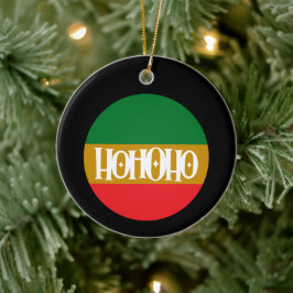 Ho Ho Ho Ho - Kerstversiering Keramisch Ornament