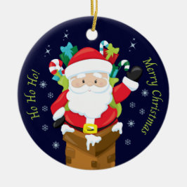 ho ho ho ho merry kerst keramisch ornament
