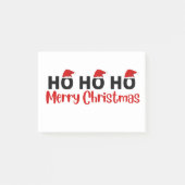 ho ho ho ho merry kerst post-it® notes (Voorkant)