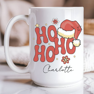 Ho ho ho ho mok, Vrolijke kerst mok, kerstcadeau Koffiemok