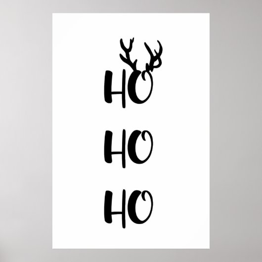 HO HO HO HO POSTER (Voorkant)