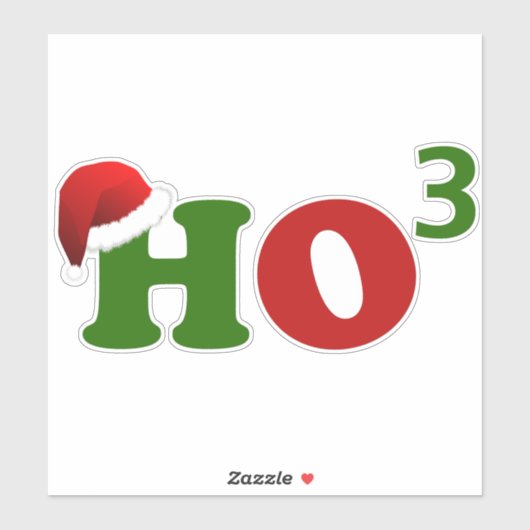 Ho Ho Ho Ho Sticker (Vel)