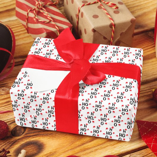 Ho Ho Ho Ho: Vrolijk kerstfeest Cadeaupapier