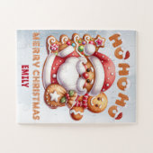 HO HO HO HO| VROLIJK KERSTFEEST| DE NAAM VAN HET K LEGPUZZEL (Horizontaal)