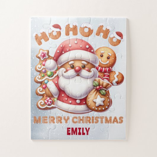 HO HO HO HO| VROLIJK KERSTFEEST| DE NAAM VAN HET K LEGPUZZEL (Verticaal)