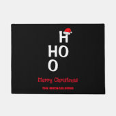 Ho Ho Ho Ho: Vrolijk kerstfeest Deurmat (Voorkant)