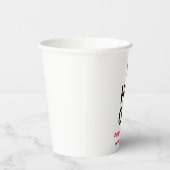 Ho Ho Ho Ho: Vrolijk kerstfeest Papieren Bekers (Rechts)