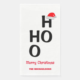 Ho Ho Ho Ho: Vrolijk kerstfeest Servet