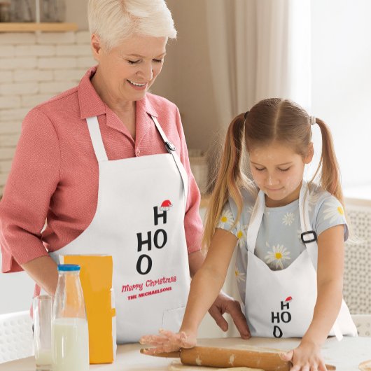 Ho Ho Ho Ho: Vrolijk kerstfeest Standaard Schort