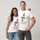 Ho Ho Ho Ho: Vrolijk kerstfeest T-shirt (Unisex)