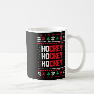 Ho Ho Ho Hockey Lelijke Kersttrui Vakantie Hoc Koffiemok