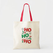 Ho - Ho - Ho Holiday Canvas tas (Voorkant)