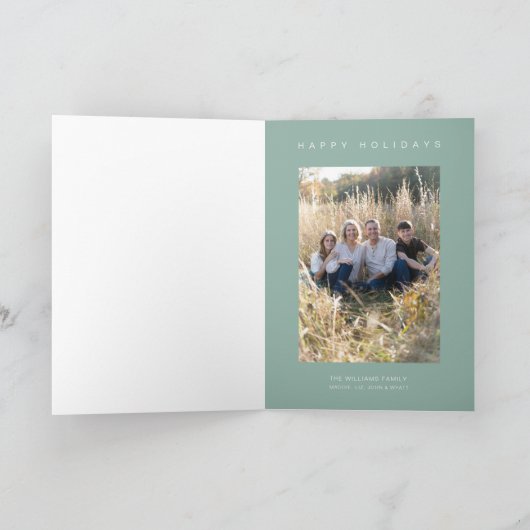 Ho Ho Ho Holiday Cheer Feestdagen Kaart (Binnen)