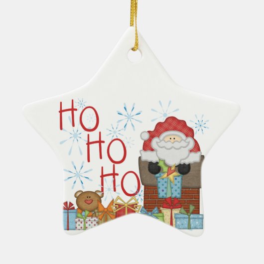 Ho Ho Ho Holiday Keepsake Ornament (Achterkant)