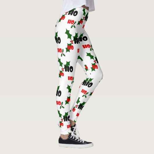 Ho Ho Ho Holly & Berries Leggings (Rechts)