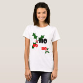 Ho Ho Ho Holly & Berries Shirt (Voorkant volledig)