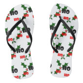 Ho Ho Ho Holly & Berries Teenslippers (Voetbed)
