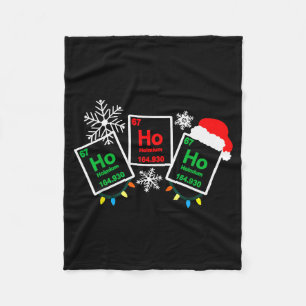Ho Ho Ho Holmium Chemie Element 67 Periodiek Syste Fleece Deken