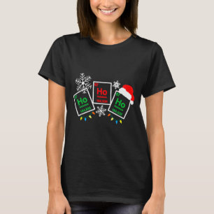 Ho Ho Ho Holmium Chemie Element 67 Periodiek Syste T-shirt