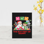 Ho Ho Ho Holmium Chemistry Element 67 Meme Of Peri Kaart (Gele Bloem)