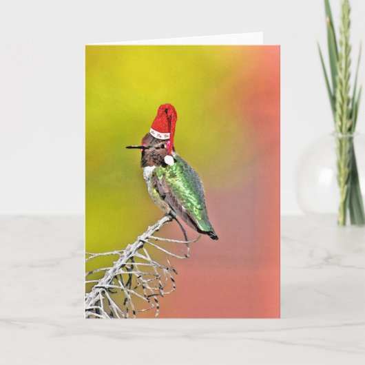 Ho Ho Ho Humm Feestdagen Kaart (Voorkant)