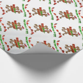 Ho Ho Ho Hump Day kerstkamelenpakpapier Cadeaupapier (Hoek)