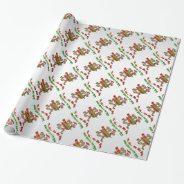 Ho Ho Ho Hump Day kerstkamelenpakpapier Cadeaupapier