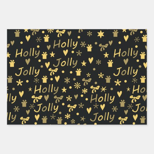 Ho-ho-ho Inpakpapier Vel (Voorkant 2)