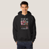 Ho Ho Ho It's Coffee & Sugar Time Christmas Coffee Hoodie (Voorkant volledig)
